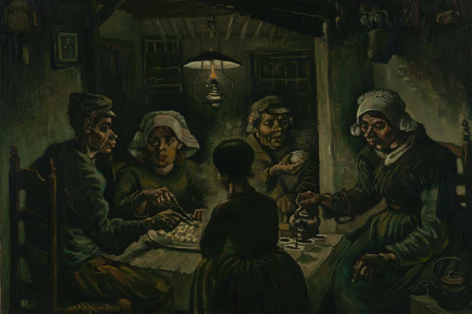 Van Gogh - Patates Yiyenler ve Köylü Resimleri | Tarihli Sanat